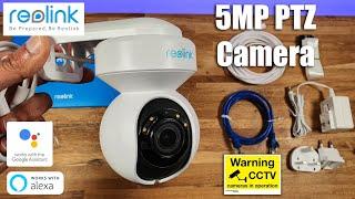 Reolink E1 Outdoor 5MP PTZ Camera Unboxing and Setup