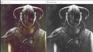 [OpenCV Samples in Windows] 2. Grayscale Demo
