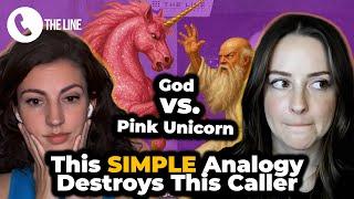 God vs. the Pink Unicorn?! Why This Analogy BROKE the Caller's Logic | Promise & Skeptical Heretic