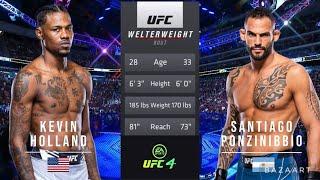 KEVIN HOLLAND VS SANTIAGO PONZINIBBIO FULL FIGHT UFC 287