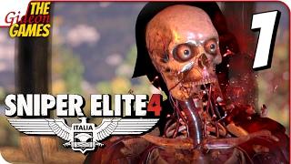 SNIPER ELITE 4  Прохождение #1  ЕЩЁ БОЛЬШЕ ВЫБИТЫХ МОЗГОВ