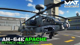 AH-64E Apache Attack Helicopter Quick View & Gameplay! | MWT Tank Battle Closed Alpha Test