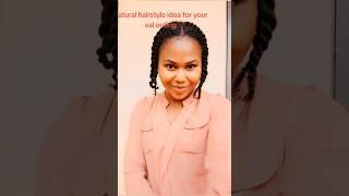 Natural hairstyle idea for your outing, #naturalhairstyle