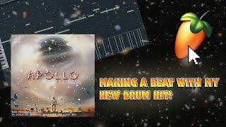 HARDEST DRUM KIT EVER?! MAKING a FIRE BEAT from new drum kit!