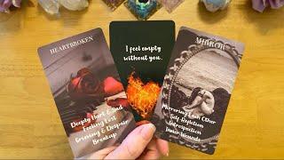 IF YOU ONLY KNEW HOW HEARTBROKEN I AM!  CHANNELED MESSAGE FROM YOUR PERSON ️ (LOVE TAROT READING)