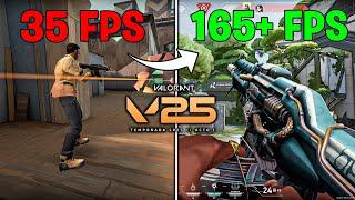 Valorant Season 2025 Act 1 Low End PC FPS BOOST GUIDE! [165+ FPS]