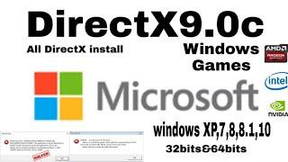 directx9.0c for windows 7,8,8.1,10