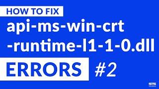 api-ms-win-crt-runtime-l1-1-0.dll Missing Error on Windows | 2020 | Fix #2