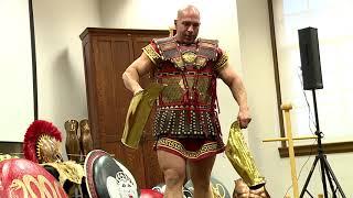 Greek Hoplite Presentation at Ellis Library 10-10-2016