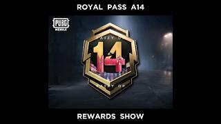 Royal Pass A14 Rewards  #pubg #pubgmobile #pubgm