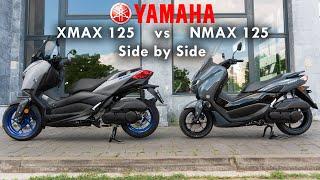 2021 Yamaha XMAX 125 vs NMAX 125 Side By Side, All Details, First look