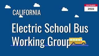 Driver Training – California ESB Working Group | December