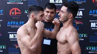 AFFA FC-1: Weight in Pedram Hajali Zadeh vs Haik Oganessian HD