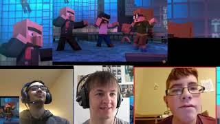  "Turn It Up" - A Minecraft Original Music Video/Song  Reaction Mashup #95