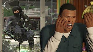 Franklin Gets Raided For Leaking GTA 6