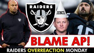 Antonio Pierce Was Josh McDaniels BAD! Raiders Rumors & Overreaction Monday After Panthers Game