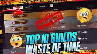 TOP 10 Guilds in Guildwar | Tamilnadu Top guild | waste of time ? | தமிழ்