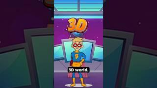 3D vs 4D - What You've Never Seen Before!   #facts #factsyoudontknow #science #wow