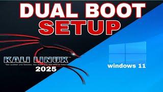 Kali Linux Installation 2025: Dual Boot with Windows Like a Pro | #kalilinux