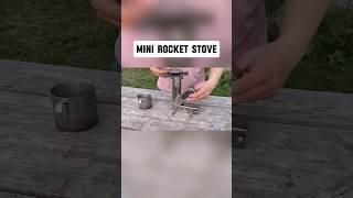 Mini Portable Rocket Stove Oven #rocketstove #bushcraft #camping #outdoors #cooking