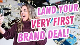 How To Get Your FIRST Brand Sponsorship as a NEW Influencer!