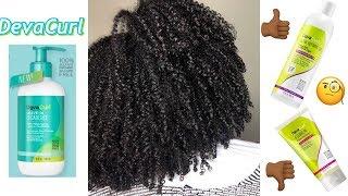 DevaCurl Wash & Go | Low Porosity, Type 4a Natural Hair | NEW DevaCurl Leave-In Decadence