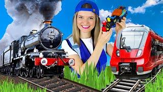 Trains for Kids | Steam Train, Electric Train and Toy Train | Speedie DiDi Trains for Toddlers