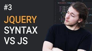 3: jQuery syntax and differences from JavaScript - Learn jQuery front-end programming