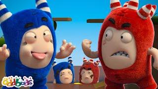 ODDBODS | Pogo VS Fuse  | Crossing | Oddbods Full Episode | Funny Cartoons for Kids