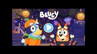 Halloween BLUEY Video Game iPad - BLUEY WORLD - Gameplay Walkthrough Kids Toddler Games