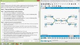 Packet Tracer - Pinging and Tracing to Test the Path