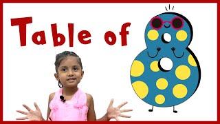 Table of Eight | Learn with Aafreen