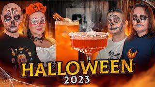 Коктейли на HALLOWEEN 2023  С сухим льдом, яблоком и тыквой