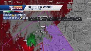 Confirmed tornado near Arkansas-Oklahoma border