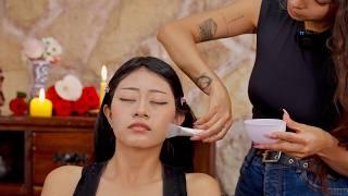 Soft whispering ASMR relaxation massage to help you relax & sleep