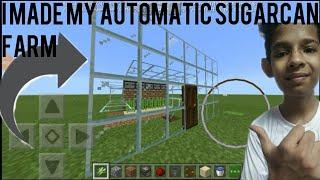 Automatic sugarcanefarm tutorial #minecraftgameplay#5 //Royal Gaming Platform\\