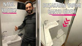 KARAVAN YAPIMI - 19 / DUŞAKABİN YAPIMI - KARAVAN BANYO GİDERLERİ - VANLIFE VLOG