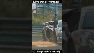 Lamborghini Aventador  SVJ design for best handling