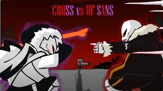 Underverse 0 2 Fight Scenes: Cross vs UF Sans (by Jael Penaloza)