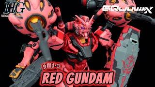 HG Red Gundam Review | Mobile Suit Gundam GQuuuuuuX