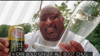 Canada Dry BOLD Ginger Ale Boot Chug