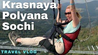 Krasnaya Polyana Красная поляна the best ski and mountain entertainment resort in different Russia