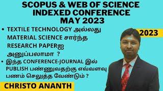 Christo Ananth - Scopus & Web of Science Indexed Conference - May 2023 - ICCET-2023 - Tamil