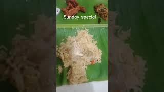 Sunday special/chicken Biryani/65/pepper chicken/curd onion