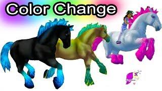 Color Change Jorvik Wild Horse Star Stable Online Game Play