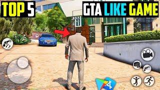 Top 5 Best Games Like GTA 5 For Android iOS in 2025 l Mobile Open World Games