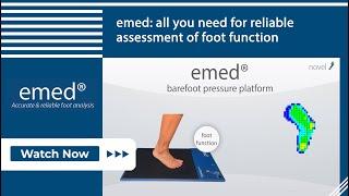 emed: all you need for reliable assessment of foot function