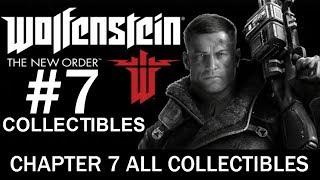 Wolfenstein: The New Order - ALL COLLECTIBLES Chapter 7 (Enigma Codes -  Letters - Gold Items)