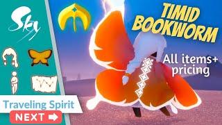 Timid Bookworm - PRICES - Butterfly Cape, Braided Hair, + MORE! | Traveling Spirits | Sky CotL