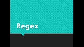 Regex Grundlagen